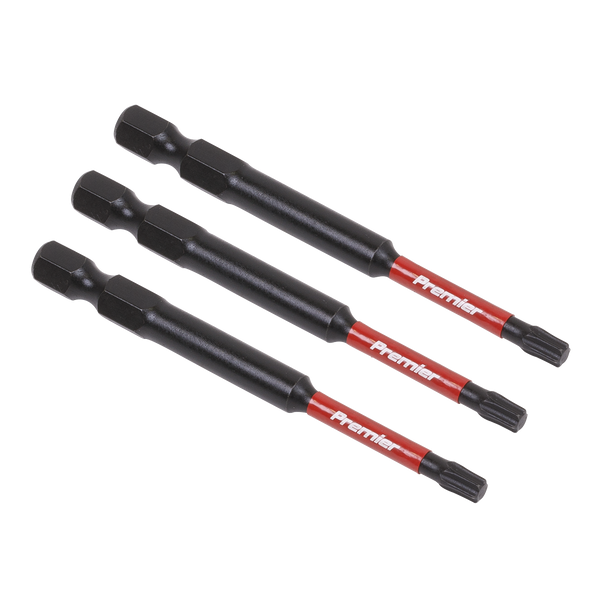 Sealey AK8267 | Premier TRX-Star* Impact Power Tool Bits T20 x 75mm 3pc