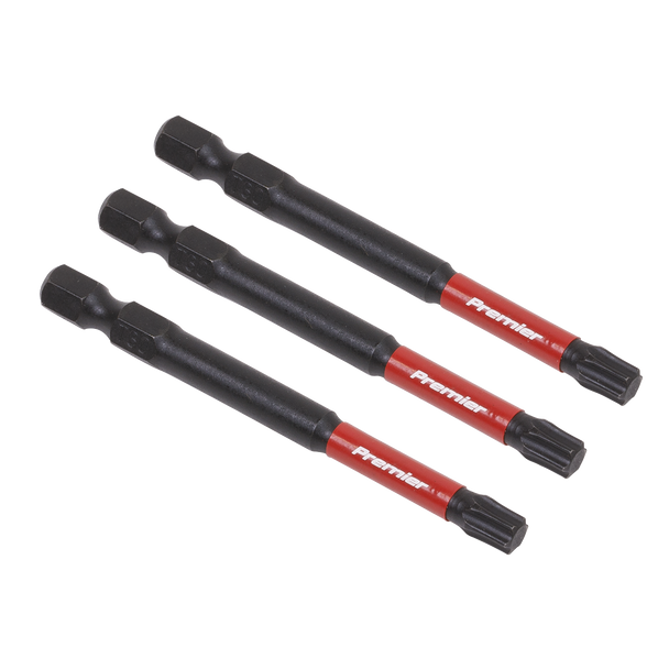 Sealey AK8270 | Premier TRX-Star* Impact Power Tool Bits T30 x 75mm 3pc