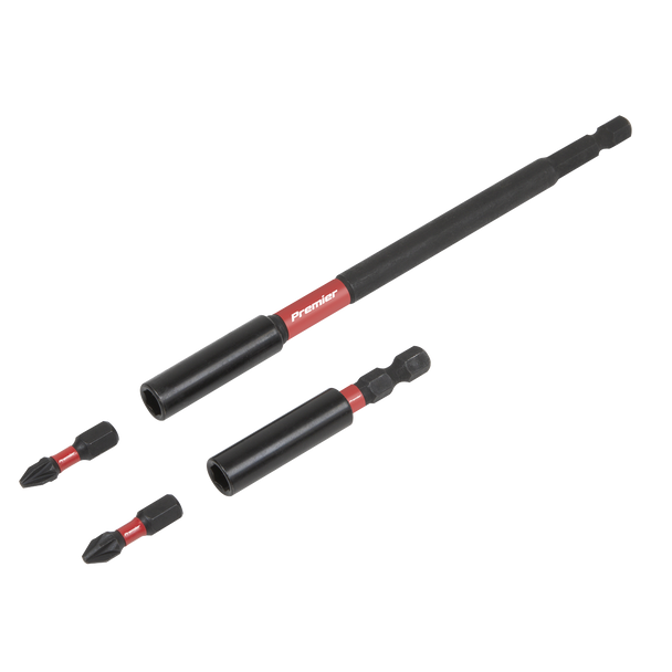 Sealey AK8276 | Premier Impact Grade Power Tool Bit Holder Set 4pc