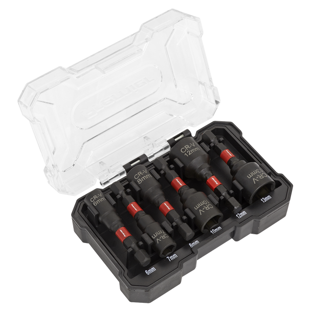 Sealey AK8287 | Premier Impact Grade Nut Driver Set 6pc