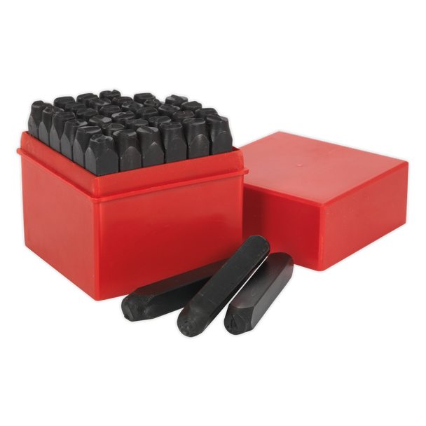 Sealey AK8297 | Letter & Number Punch Set 8mm 36pc
