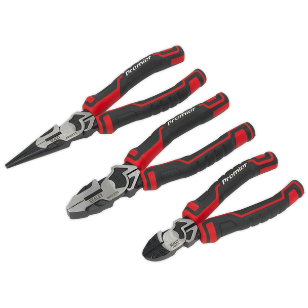 Sealey AK8376 | Premier High Leverage Plier Set 3pc