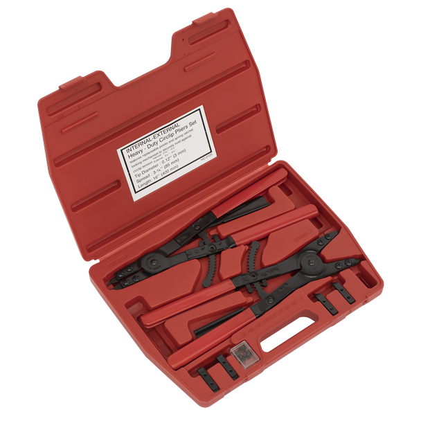 Sealey AK8501 | Premier Heavy-Duty Circlip Pliers Set Internal/External 400mm
