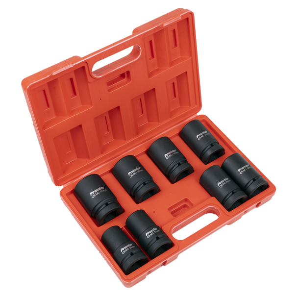 Sealey AK888M | Premier Deep Impact Socket Set 1"Sq Drive 8pc
