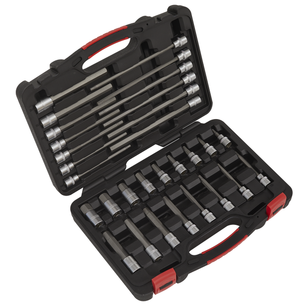 Sealey AK89000 | Premier Platinum Hex Socket Bit Set 3/8"Sq Drive 30pc