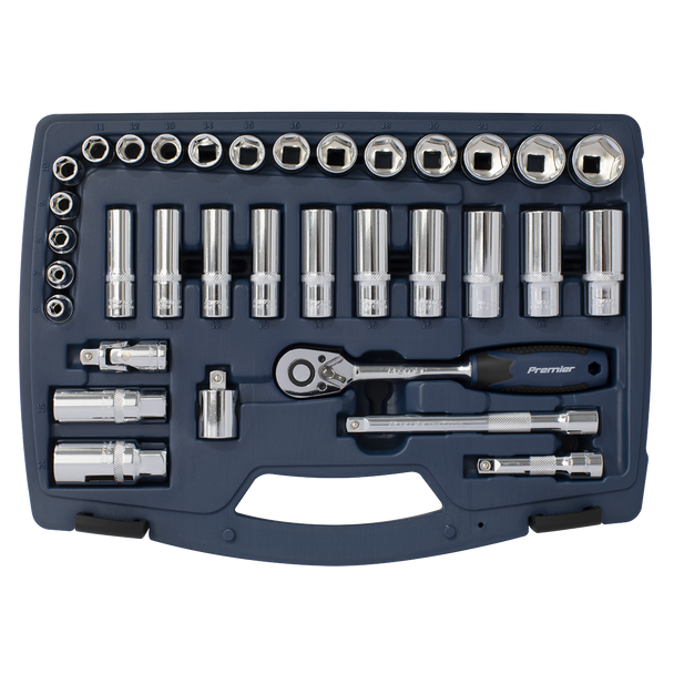 Sealey AK8991 | Premier Socket Set 3/8"Sq Drive 34pc