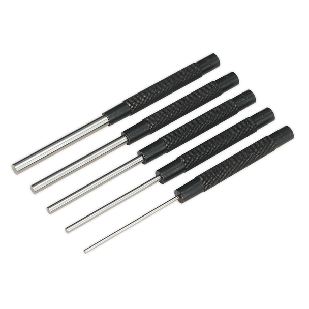 Sealey AK9124 | Imperial Parallel Long Pattern Pin Punch Set 5pc