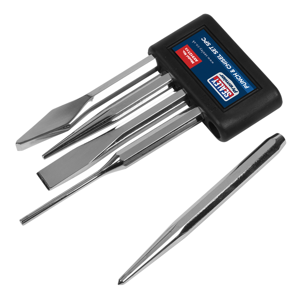 Sealey AK9127 | Premier Punch & Chisel Set 5pc