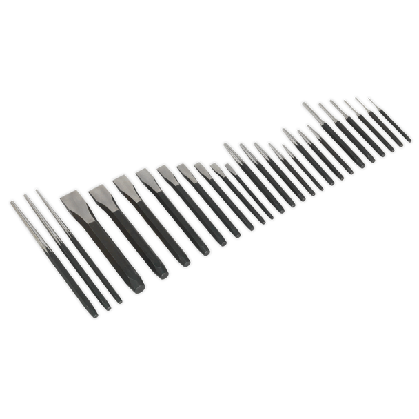 Sealey AK9298 | Premier Punch & Chisel Set 26pc