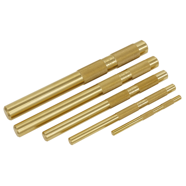 Sealey AKB05 | Brass Punch Set 5pc