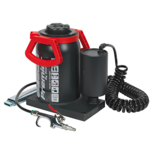 Sealey AM30 | Premier Manual/Air Hydraulic Bottle Jack 30 Tonne