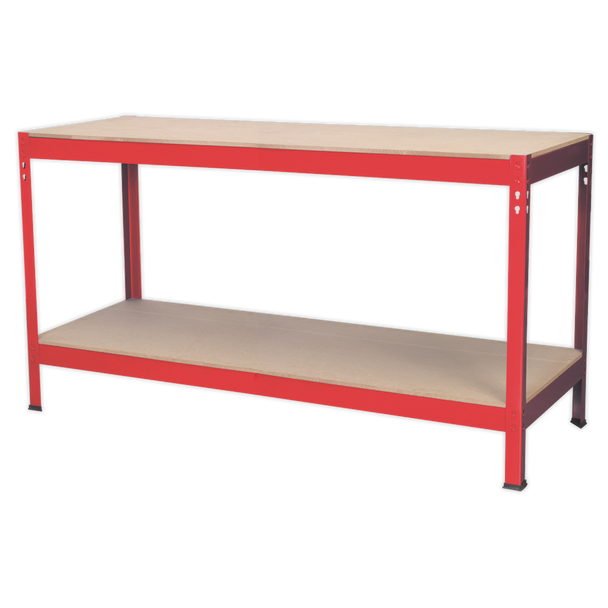 Sealey AP1535 | Steel Workbench with Wooden Top 1.53m