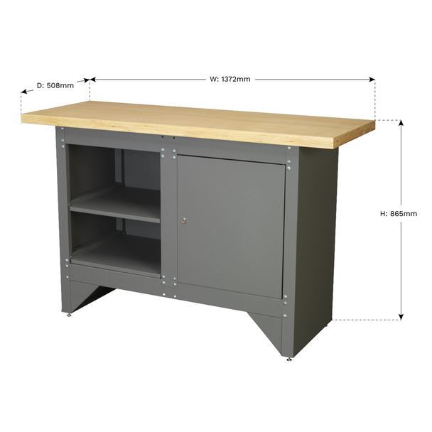 Sealey AP2010 | Heavy-Duty Workbench with Cupboard
