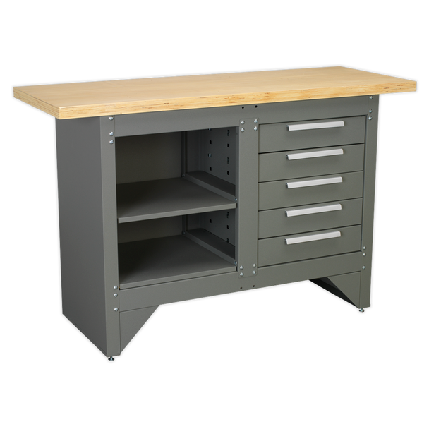 Sealey AP2030BB | Heavy-Duty Workbench with 5 Drawers