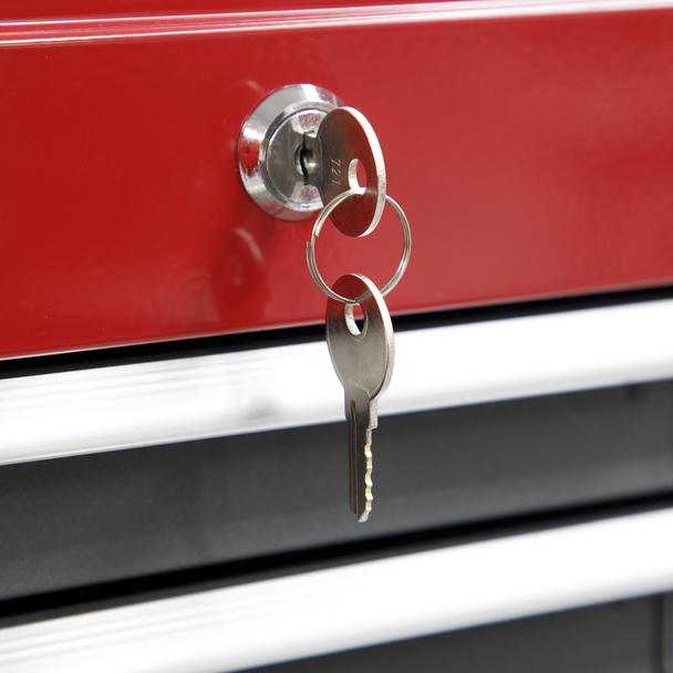 Sealey AP2201BB | American PRO Topchest 6 Drawer - Red/Grey