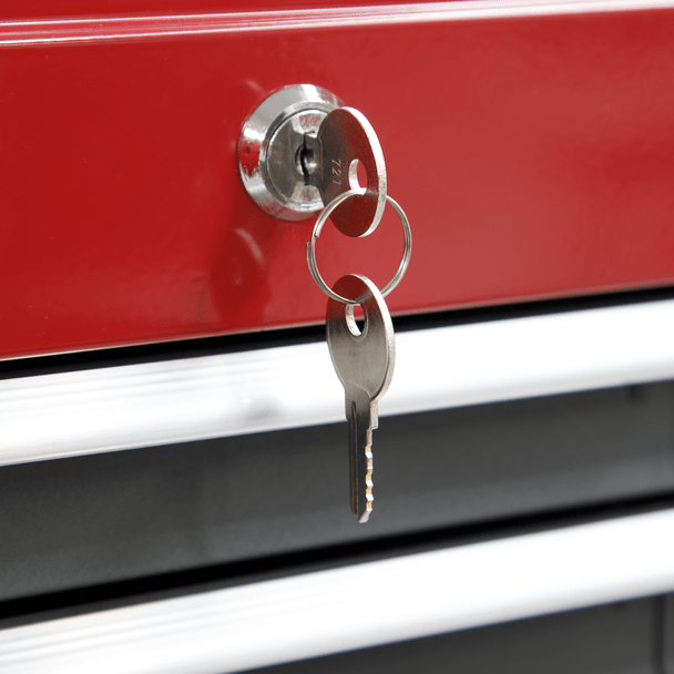 Sealey AP22309BB | American PRO Mid-Box Tool Chest 3 Drawer - Red/Grey