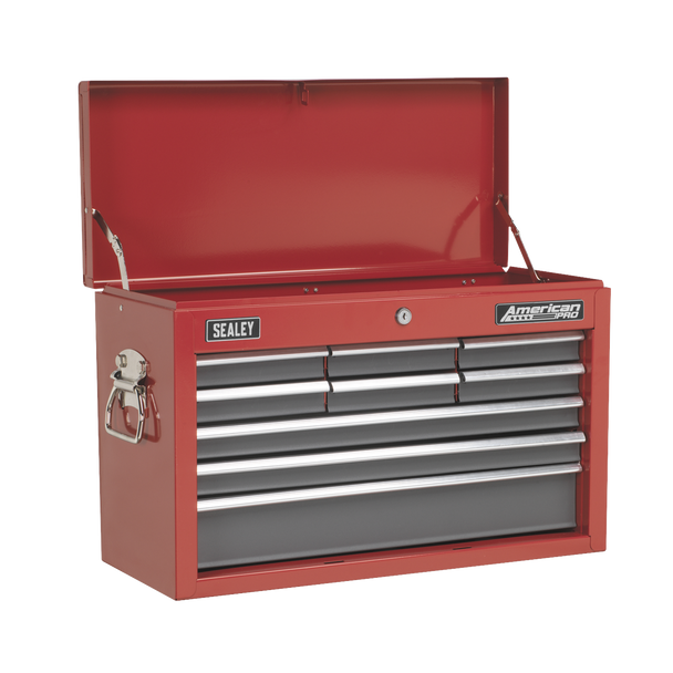 Sealey AP22509BB | American PRO Topchest 9 Drawer - Red/Grey