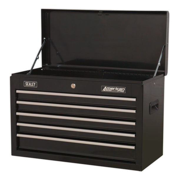 Sealey AP225B | American PRO Topchest 5 Drawer - Black