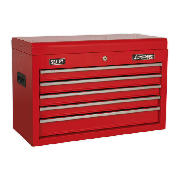 Sealey AP225 | American PRO Topchest 5 Drawer - Red