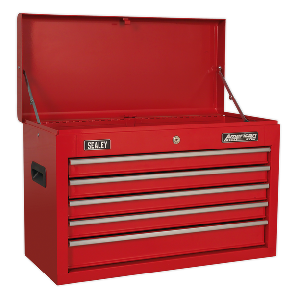 Sealey AP225COMBO | American PRO Topchest 5 Drawer with 272pc Tool Kit - Red