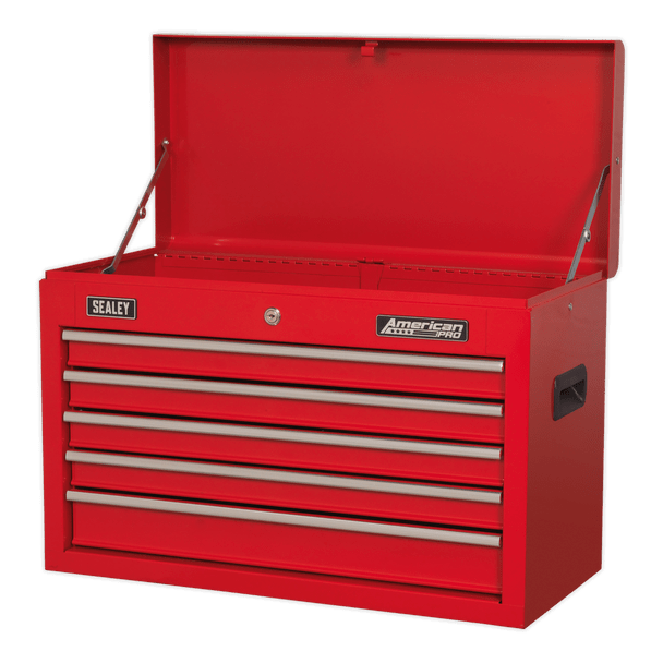 Sealey AP225 | American PRO Topchest 5 Drawer - Red