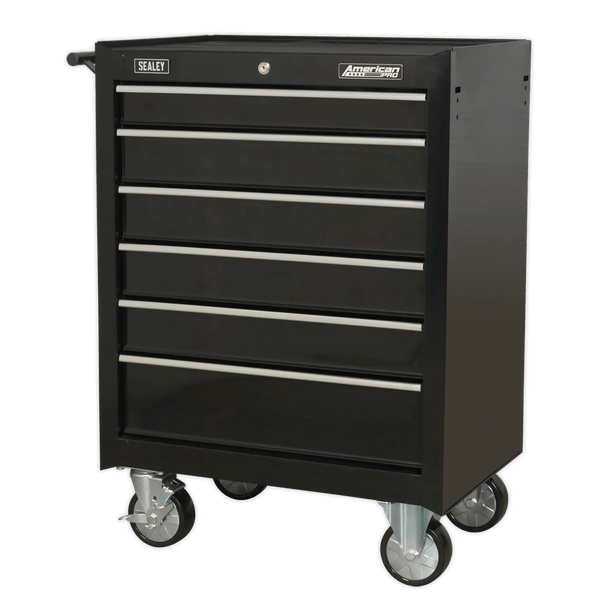 Sealey AP226B | American PRO Rollcab 6 Drawer - Black