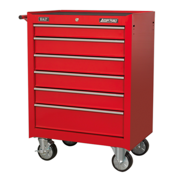 Sealey AP226 | American PRO Rollcab 6 Drawer - Red