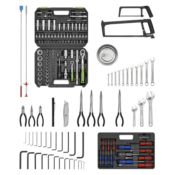 Sealey AP22OCOMBO | American PRO Topchest & Rollcab Combination 6 Drawer with 170pc Tool Kit - Orange/Black