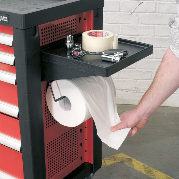 Sealey AP24ACC2 | Premier Side Shelf & Roll Holder for AP24 Series Tool Chests