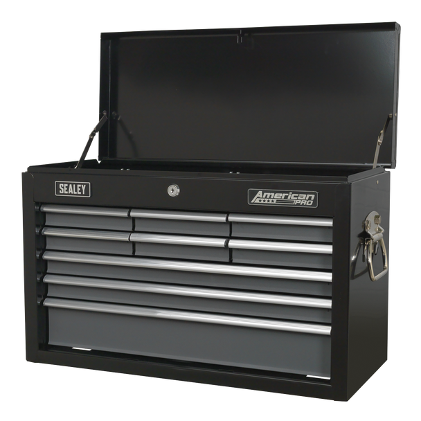 Sealey AP2509B | American PRO Topchest 9 Drawer - Black/Grey