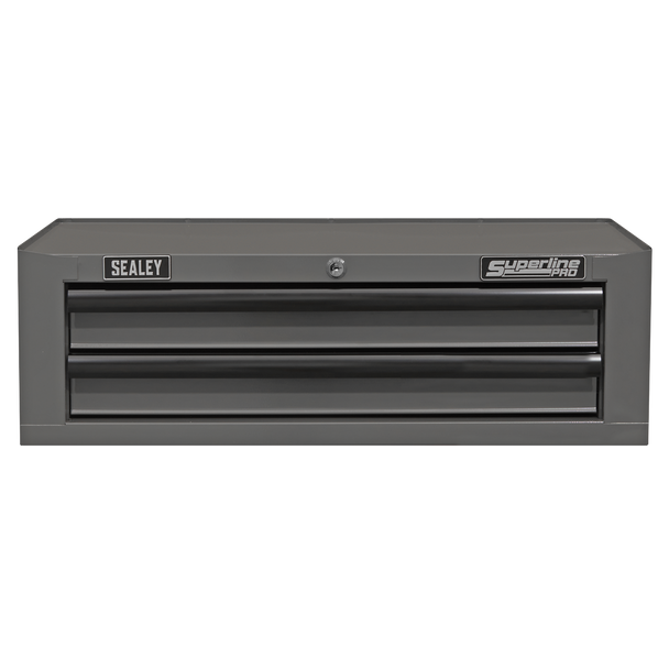 Sealey AP26029TG | Superline PRO Mid-Box Tool Chest 2 Drawer - Grey/Black