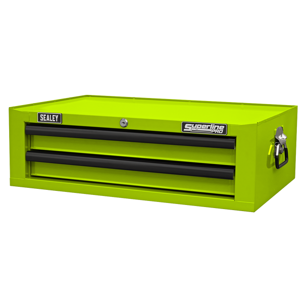 Sealey AP26029THV | Superline PRO Mid-Box Tool Chest 2 Drawer - Green/Black