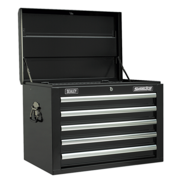 Sealey TBTPCOMBO2 ⏐ Superline PRO Tool Chest Combination 14 Drawer with 446pc Tool Kit - Black