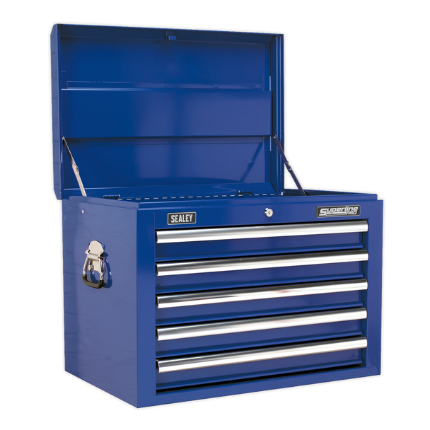 Sealey AP26059TC | Superline PRO Topchest 5 Drawer - Blue