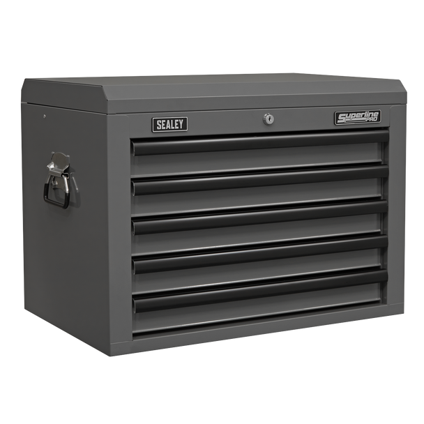 Sealey AP26059TG | Superline PRO Topchest 5 Drawer - Grey/Black