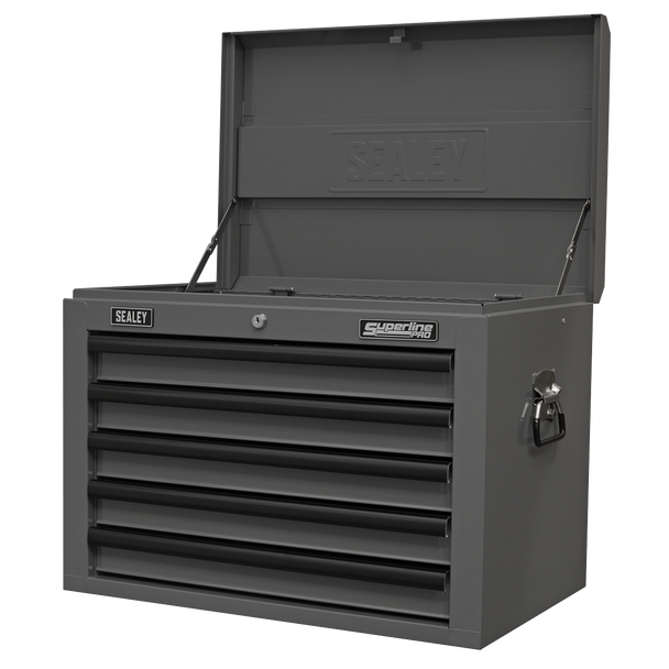 Sealey AP26059TG | Superline PRO Topchest 5 Drawer - Grey/Black