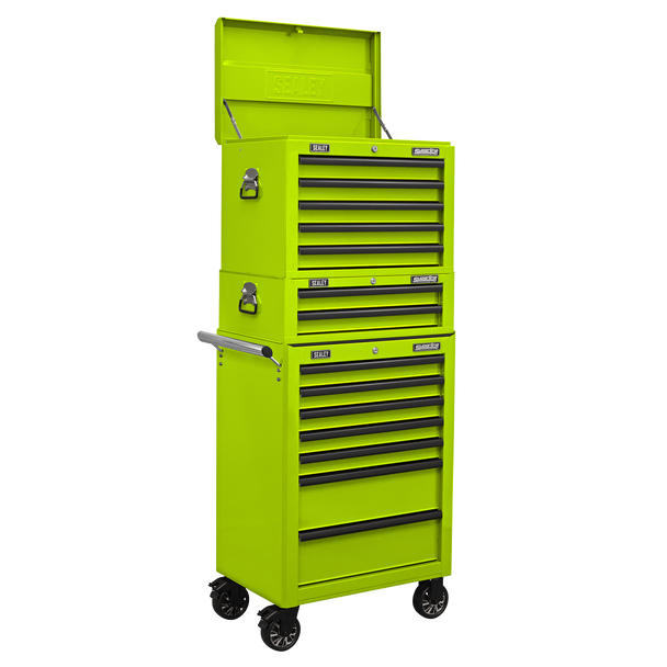 Sealey AP26059THV | Superline PRO Topchest 5 Drawer - Green/Black