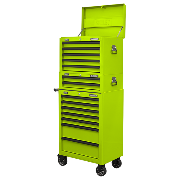 Sealey AP26059THV | Superline PRO Topchest 5 Drawer - Green/Black