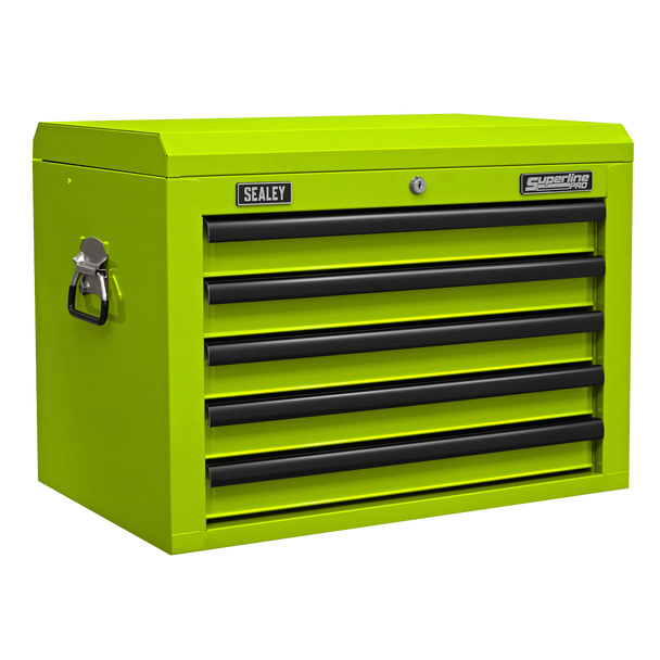 Sealey AP26059THV | Superline PRO Topchest 5 Drawer - Green/Black