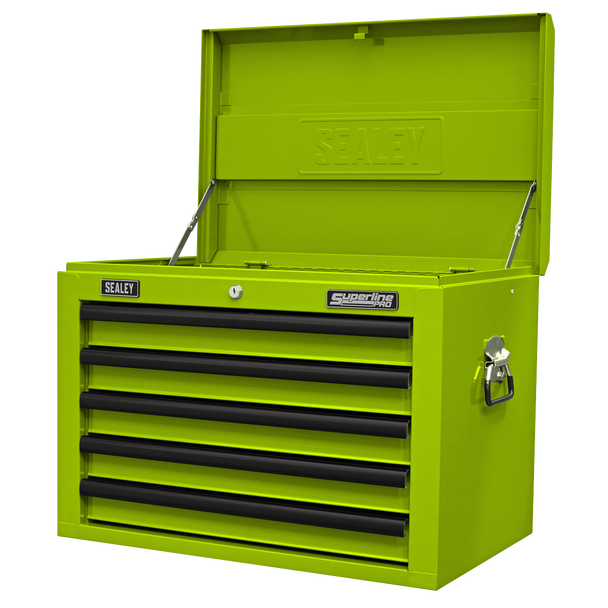 Sealey AP26059THV | Superline PRO Topchest 5 Drawer - Green/Black