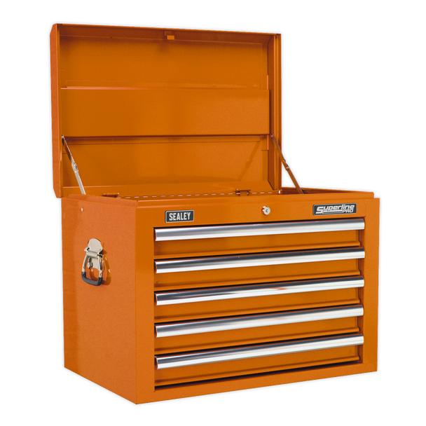 Sealey TBTPCOMBO4 ⏐ Superline PRO Tool Chest Combination 14 Drawer with 446pc Tool Kit - Orange