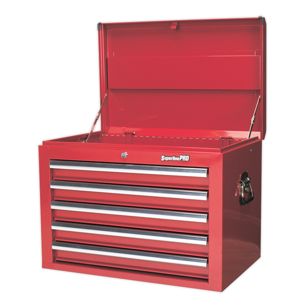 Sealey AP26059T | Superline PRO Topchest 5 Drawer - Red