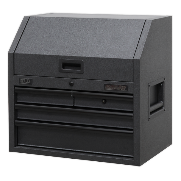 Sealey AP2704BE | Superline PRO Black Edition Topchest with 4 Soft Close Drawers & Power Strip 660mm