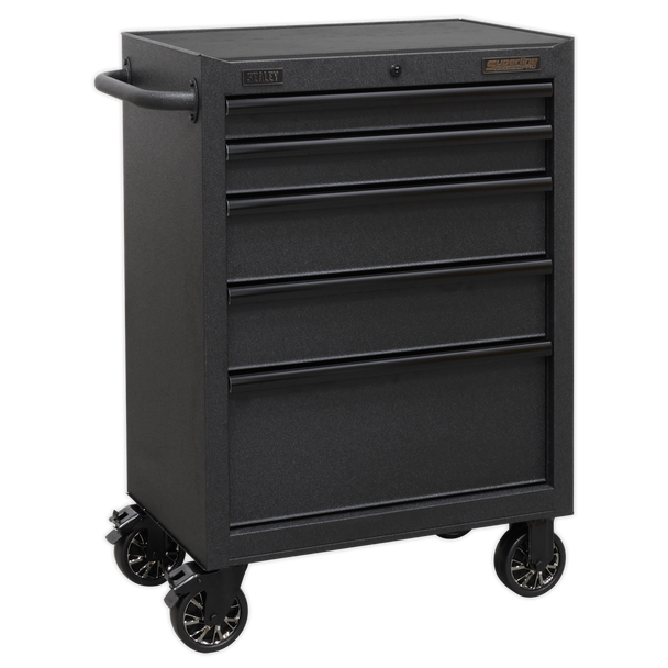 Sealey AP27BESTACK | Superline PRO Black Edition Tool Chest Combination with 9 Soft Close Drawers & Power Strip