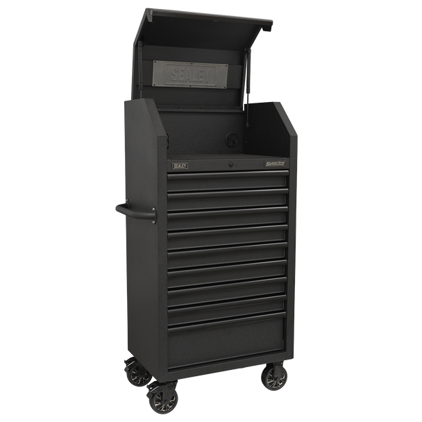 Sealey AP2709BE | Superline PRO Black Edition Tower Cabinet with 9 Soft Close Drawers & Power Strip 690mm