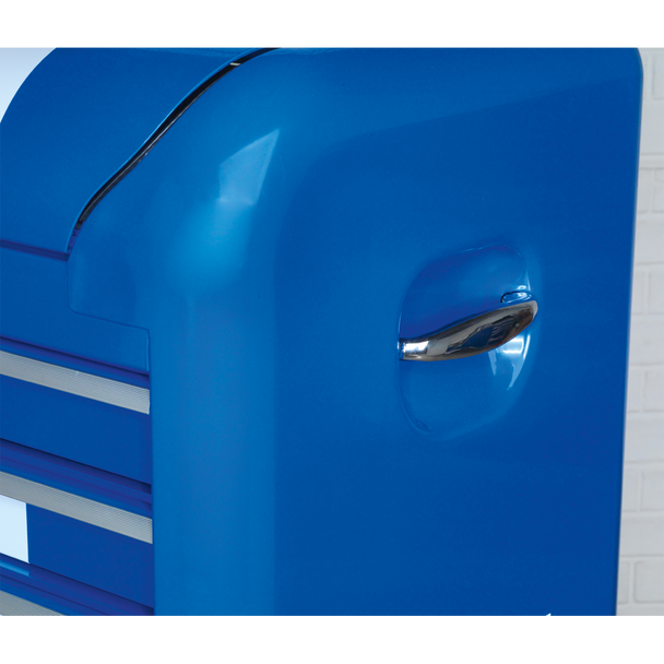 Sealey AP28104BWS | Premier Retro Style Topchest 4 Drawer - Blue with White Stripes