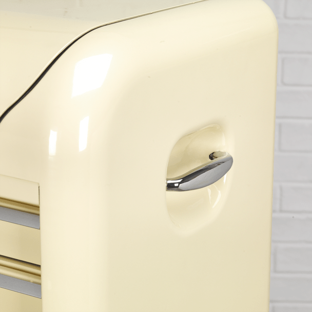Sealey AP28COMBO2 | Premier Retro Style Topchest, Mid-Box Tool Chest & Rollcab Combination 10 Drawer - Cream