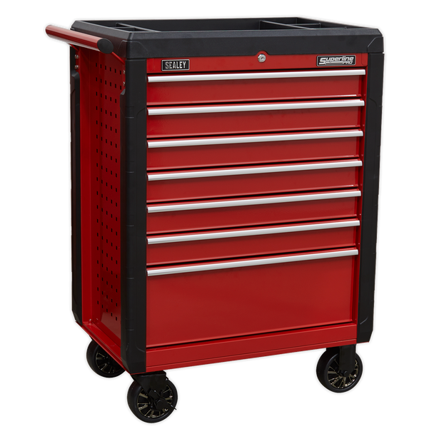 Sealey AP3407 | Superline PRO Rollcab 7 Drawer - Red