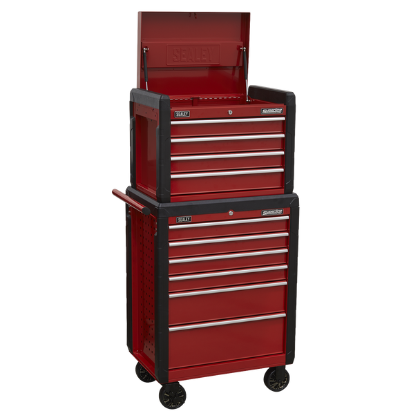 Sealey AP3410STACK | Superline PRO Topchest & Rollcab Combination 10 Drawer