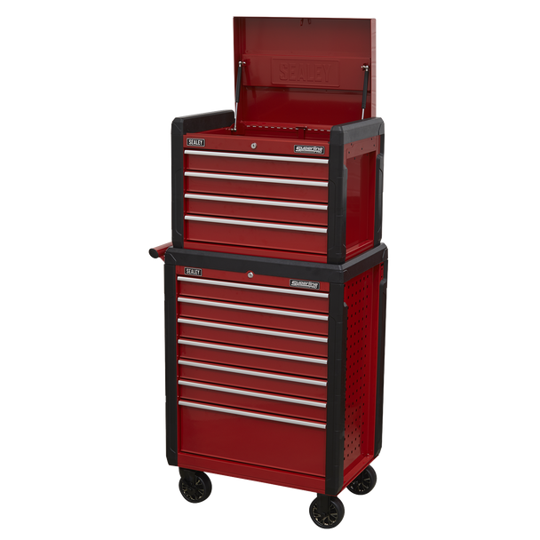Sealey AP3411STACK | Superline PRO Topchest & Rollcab Combination 11 Drawer